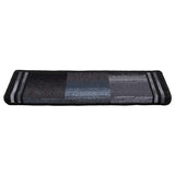 Vidaxl Mat à escalier auto-adhésif 15 ST 65x21x4 cm noir et gris