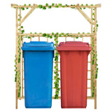 Vidaxl pergola pour 2 conteneurs Pine imprégnée