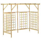 Vidaxl pergola pour 3 conteneurs imprégnés de pin