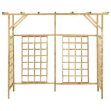Vidaxl pergola pour 3 conteneurs imprégnés de pin