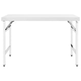 Table de travail de cuisine Vidaxl Pollable 120x60x80 cm