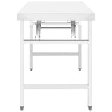 Table de travail de cuisine Vidaxl Pollable 120x60x80 cm