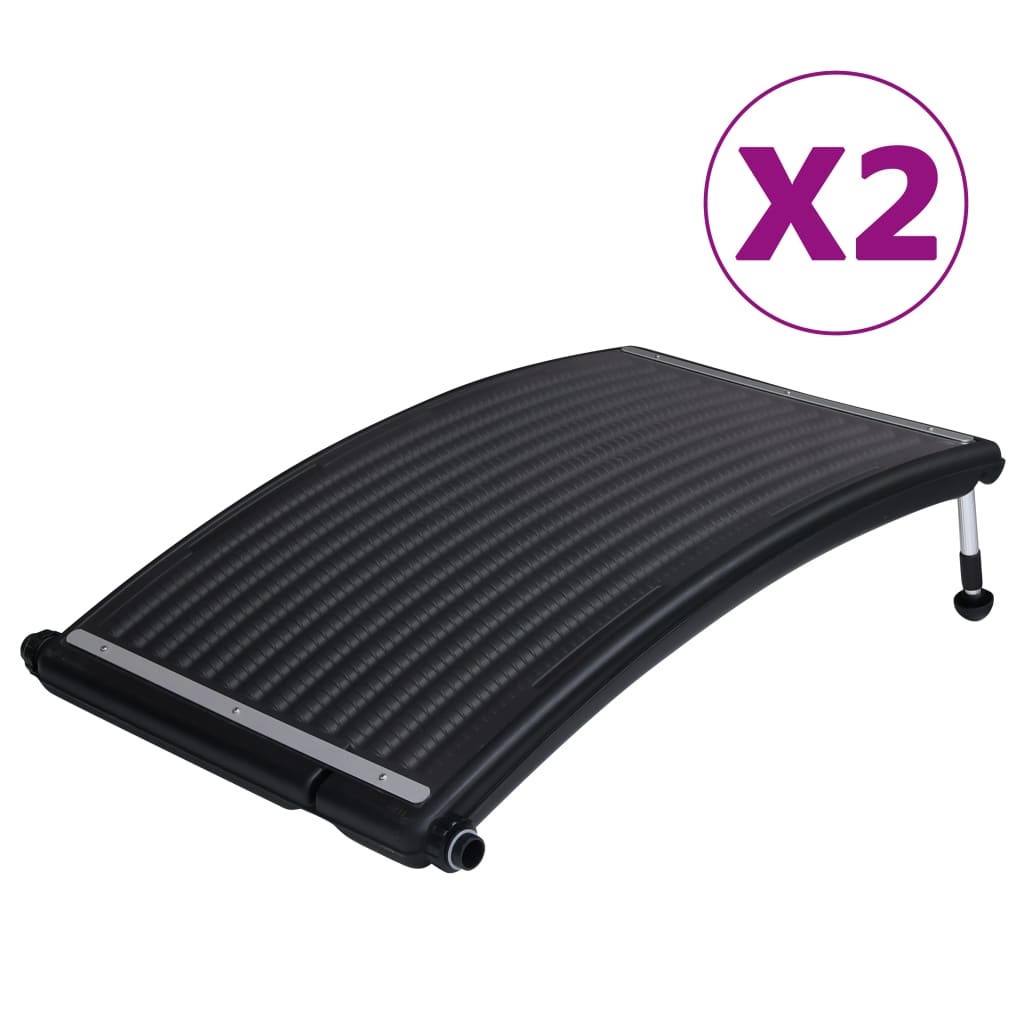 Panne de chauffage de piscine Vidaxl Solaire 2 St Bent 110x65 cm