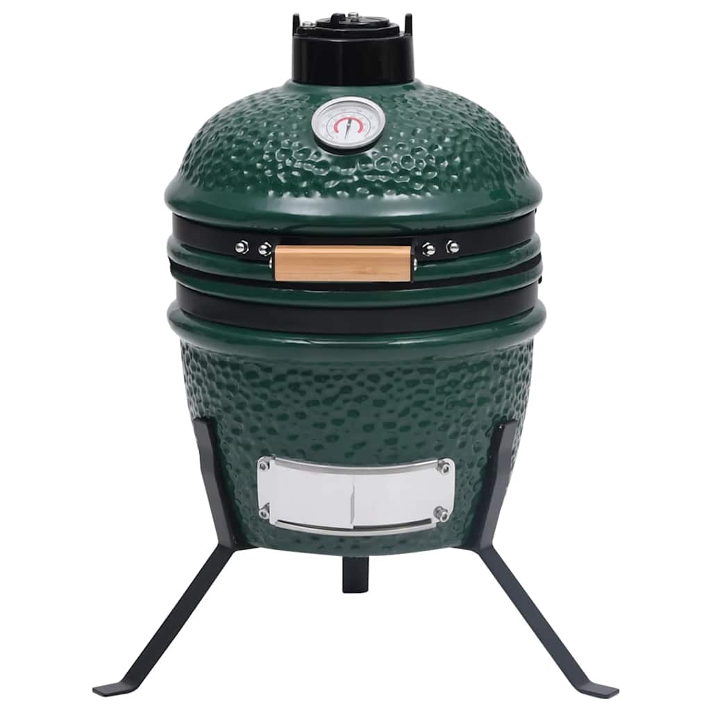 Vidaxl Kamado Barbecue 56 cm keramisk grønn