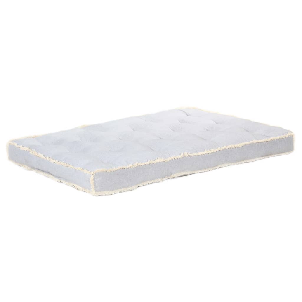 Palette de coussin de canapé vidaxl 120x80x10 cm gris