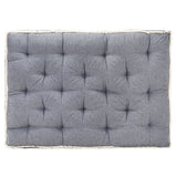 Vidaxl Bank cushion pallet 120x80x10 cm blue