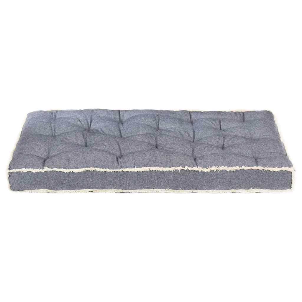 Vidaxl Bank Cushion Pallet 120x80x10 cm bleu