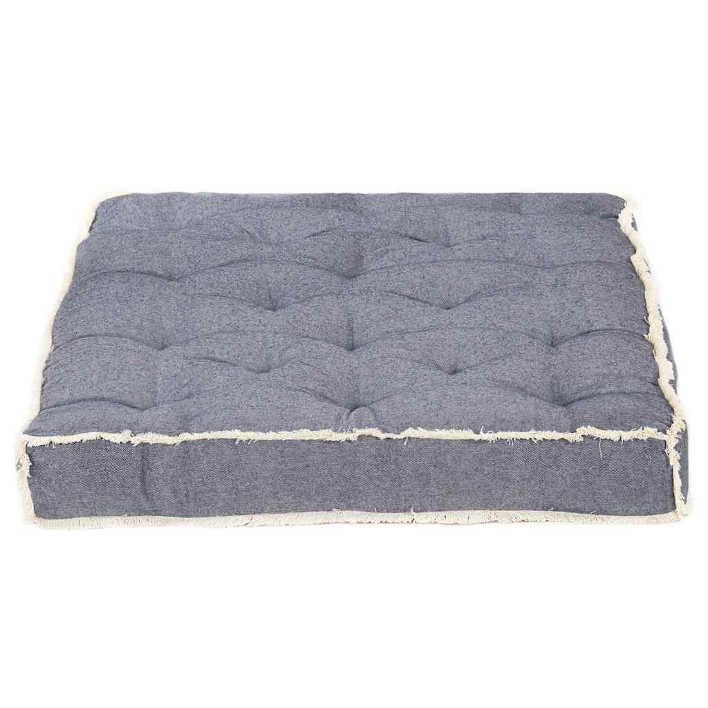 Vidaxl Bank Cushion Pallet 120x80x10 cm bleu