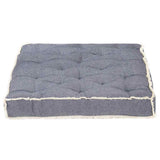Vidaxl Bank Cushion Pallet 120x80x10 cm bleu