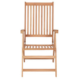 Vidaxl tuinstoelen 4 st verstelbaar massief teakhout