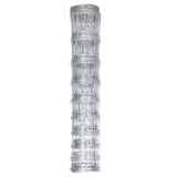Vidaxl hek 50x1 m galvanisé en acier argent coloré