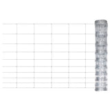Vidaxl hek 50x1,2 m Galvanisé en acier argent coloré