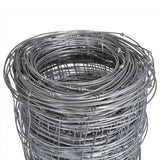 Vidaxl hek 50x1,2 m Galvanisé en acier argent coloré