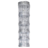 Vidaxl hek 50x0,8 m en acier galvanisé couleur argent