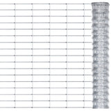 Vidaxl hek 50x0,8 m en acier galvanisé couleur argent