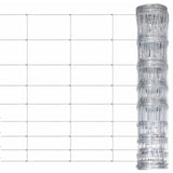 Vidaxl hek 50x1,2 m Galvanisé en acier argent coloré