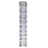 Vidaxl hek 50x1,2 m Galvanisé en acier argent coloré