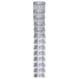 Vidaxl hek 50x1,25 m Galvanisé en acier argent coloré