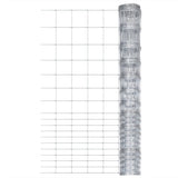 Vidaxl Hek 50x1,5 m Galvanisé en acier argent coloré