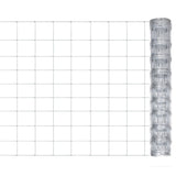 Vidaxl Garden Fence 50x1 m Galvanisé en acier argenté coloré