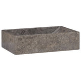 Vidaxl Sink 45x30x12 cm Marble High -gloss Gray