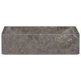 Vidaxl Sink 45x30x12 cm Marble High -gloss Gray