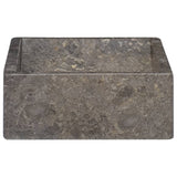 Vidaxl Sink 45x30x12 cm Marble High -gloss Gray