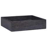 Vidaxl Sink 40x40x10 cm marmor svart