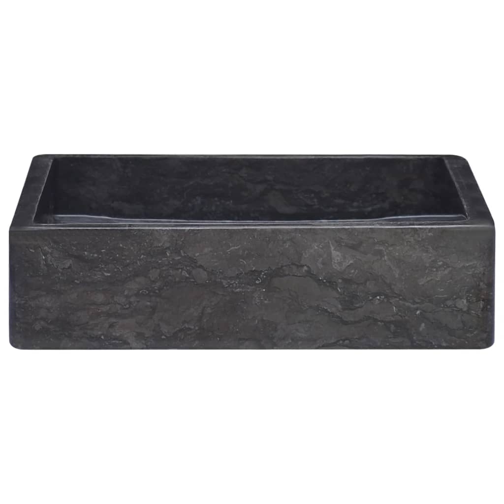 Vidaxl Sink 40x40x10 cm marmor svart