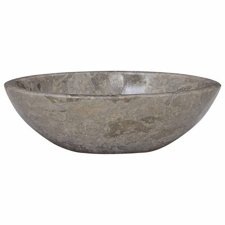 Évier vidaxl 53x40x15 cm en marbre gris