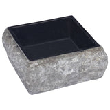 Vidaxl Sink 30x30x13 cm marmor svart