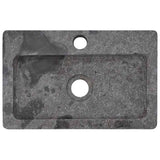 Mur de lavabo Vidaxl - Moule 38x24x6,5 cm Gris en marbre