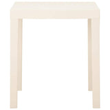 Vidaxl tuintafel 79x65x72 cm kunststof wit