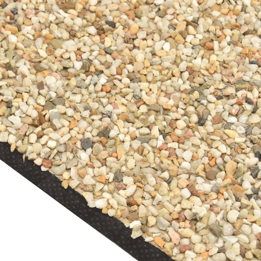 Film de gravier vidaxl 1000x40 cm couleur de sable naturel