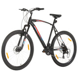 Vidaxl Mountainbike 21 engrenages Roues de 29 pouces 53 cm Cadre noir