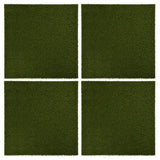 Vidaxl Tiles de l'herbe artificielle 4 ST 50x50x2,5 cm