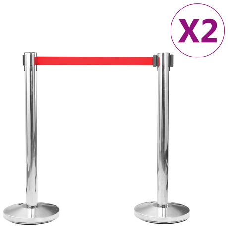 Vidaxl Sales Posts 4 ST avec pneus en acier inoxydable couleur