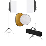 Vidaxl Photo Studio Set mat Softbox Luuchten a Reflektor