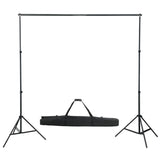 Vidaxl Photo Studio Set con lampade, ombrelli, sfondo e riflettore