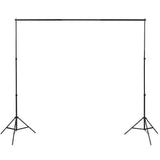 Ensemble de studio photo Vidaxl avec des lampes, fond et réflecteur