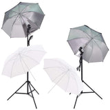 Vidaxl Photo Studio Studio avec Softbox Lamps Umbrella's Background Reflector