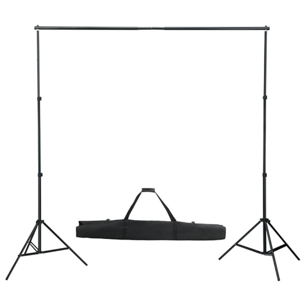 Vidaxl Photo Studio sett med lamper, paraplyer, bakgrunn og reflektor