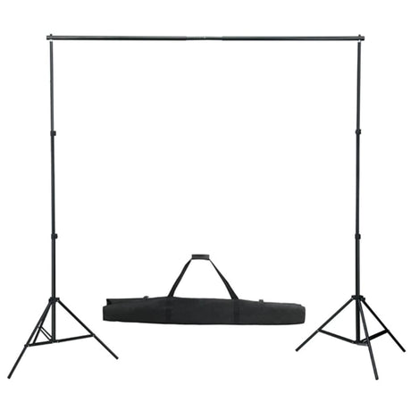 Ensemble de studio photo Vidaxl avec des lampes, fond et réflecteur