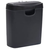 Vidaxl Paper Shredder 6 pages Black Black