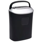 Vidaxl Paper Shredder 10 pages Crosscout Black
