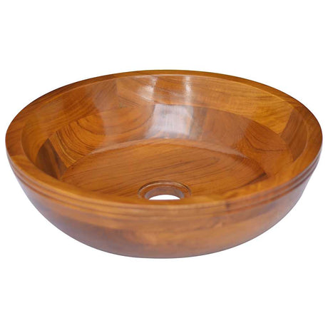 Vasque Vidaxx ø40x10 cm teck massif