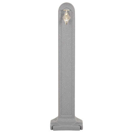 Colonne d'eau vidaxl avec la pierre de robinet look gris clair