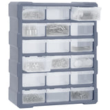 Organisateur de Vidaxl avec 18 tiroirs moyens 38x16x47 cm