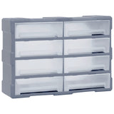 Organisateur de Vidaxl avec 8 grands tiroirs 52x16x37 cm