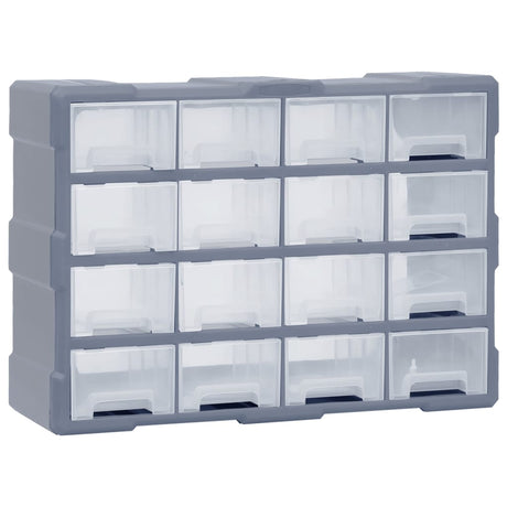 Organisateur de Vidaxl avec 16 tiroirs moyens 52x16x37 cm